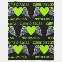 Cobertor De Velo Coração/Asas...Lyme