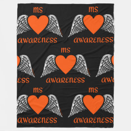 Cobertor De Velo Coração/Asas...MS