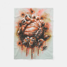 Cobertor De Velo Coração Hemorragia