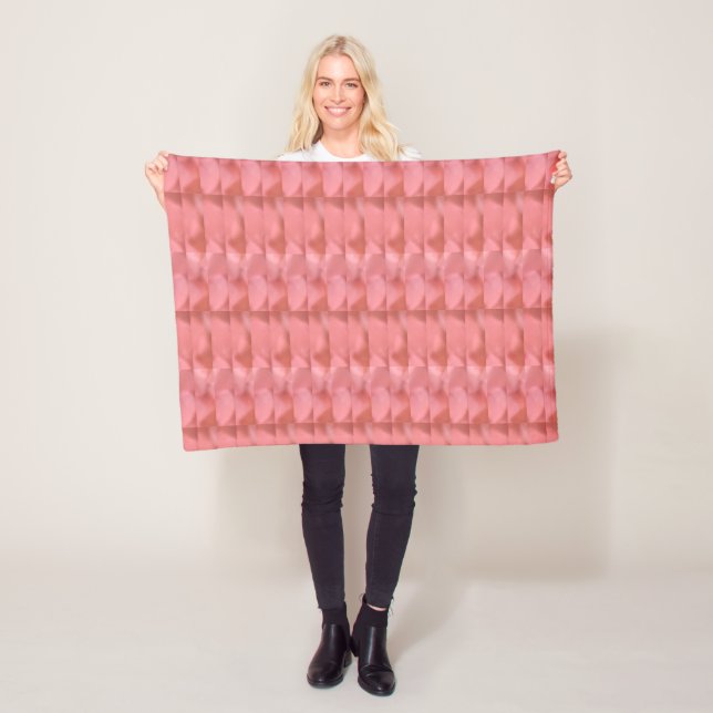 Cobertor De Velo Coral E Peach Fleece Blanket (In Situ)