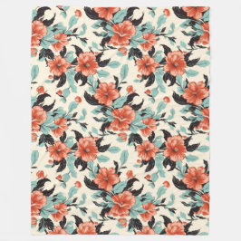 Cobertor De Velo Coral Garden