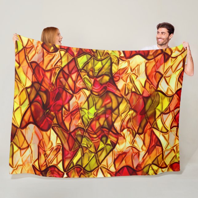 Cobertor De Velo Cordas cruzadas escondidas sob um tecido vermelho (In Situ)