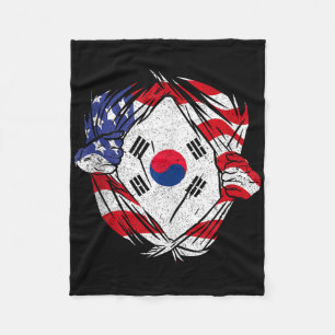 Cobertor De Velo Coreia do Sul Amor Coreia do Sul Orgulho Patriota