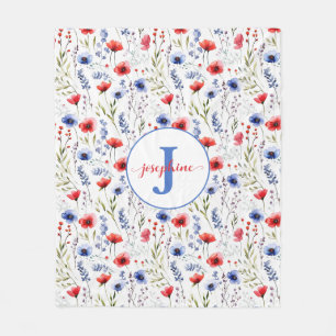 Cobertor De Velo Cores de Água Personalizadas Folha de Flor Selvage