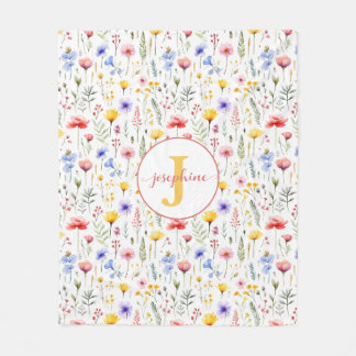 Cobertor De Velo Cores de Água Personalizadas Folha de Flor Selvage