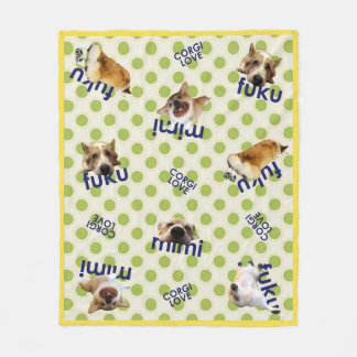 Cobertor De Velo corgi blanket