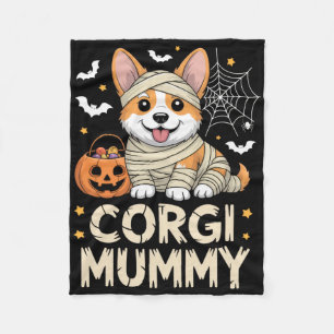 Cobertor De Velo Corgi Mummy Dia de as Bruxas engraçado Dog Figurum