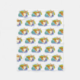 Cobertor De Velo Corgi Páscoa