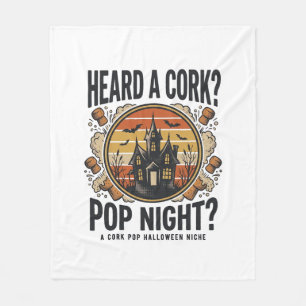 Cobertor De Velo Cork Pop Halloween Casa Assombrada Camisa Vintage_