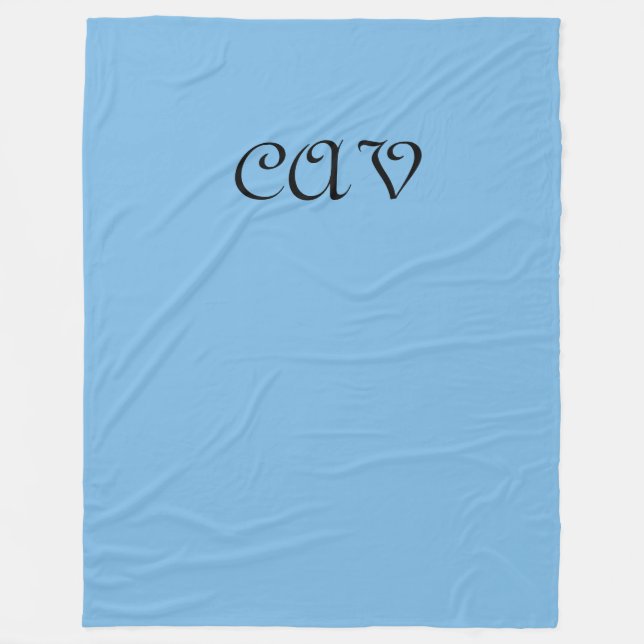 Cobertor De Velo Cornflower Blue (Frente)