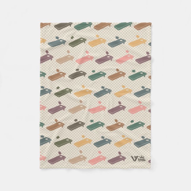Cobertor De Velo Cornualha Jogo Pover Blanket Retro Thorhole (Frente)