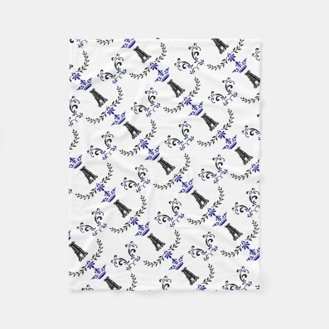 Cobertor De Velo Coroa Coroa Um Monograma (Frente)