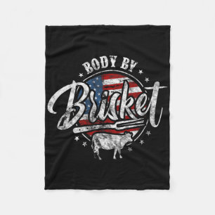 Cobertor De Velo Corpo Por Brisket Usa Flag Patriótico Byrbeque 4º
