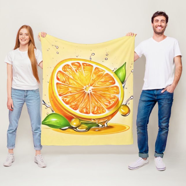 Cobertor De Velo Corte de Fatia Laranja (In Situ)