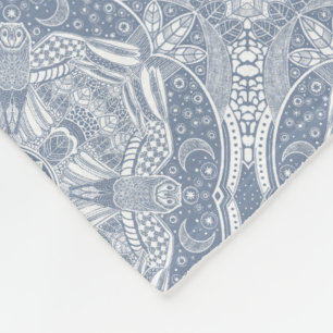 Cobertor De Velo Coruja Mágica Mandala