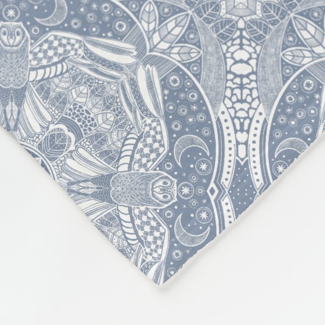 Cobertor De Velo Coruja Mágica Mandala (Quina)