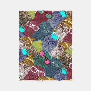 Cobertor De Velo Coruja na coroa