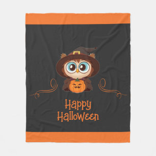 Cobertor De Velo Coruja/Queda/Outono/Halloween/abóbora