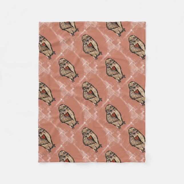 Cobertor De Velo Coruja Sábia (Frente)