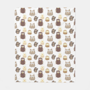 Cobertor De Velo Corujas