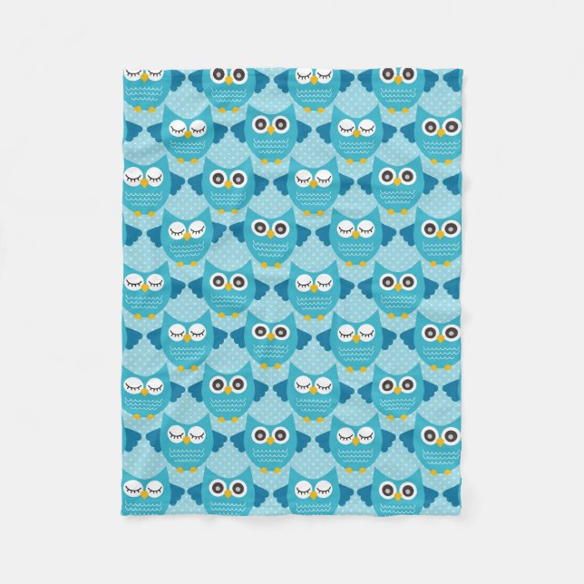 Cobertor De Velo Corujas Azuis (2).jpg (Frente)