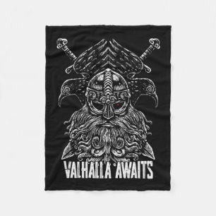 Cobertor De Velo Corvos de Odin Mitologia Viking Valhalla espera