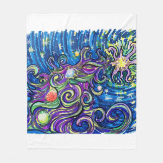 Cobertor De Velo Cosmic Christmas Tree