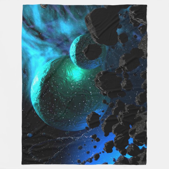 Cobertor De Velo Cosmic Nebula Voyage Fleece Blanket (Frente)
