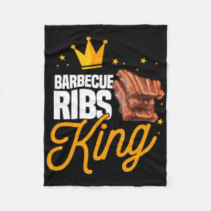Cobertor De Velo Costelas de Churrasco Engraçadas Rei Bbq Temperos