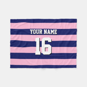 Cobertor De Velo Cot Candy Pink Marinho Blue Team Jersey Preppy Str