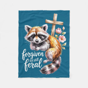 Cobertor De Velo Cota Cristã de Guaxinim Feral Mas Perdoado 