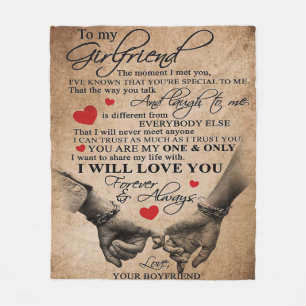 Cobertor De Velo Cota De Amor Para Namorada   Melhor Presente Para 