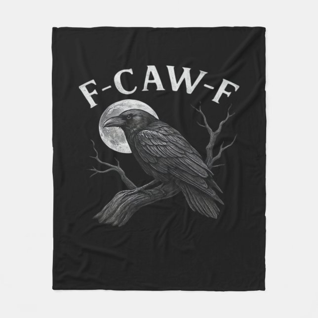 Cobertor De Velo Cota engraçada F-Caw-F (Frente)