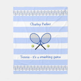 Cobertor De Velo Cota tênis azul com distribuição personalizada