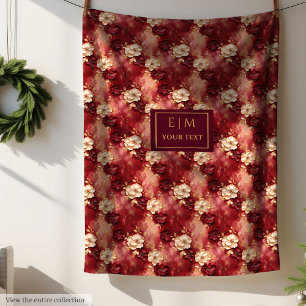 Cobertor De Velo Cotovelo Blush Burgundy Dourado Cotovelor Personal