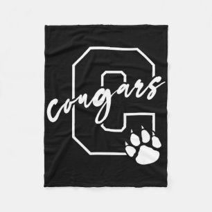 Cobertor De Velo Cougars Bysketbyll Player Kids