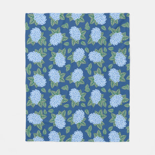 Cobertor De Velo Country Blue Hydrangeas