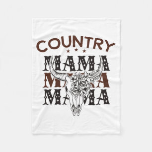 Cobertor De Velo Country Mama Western Mãe