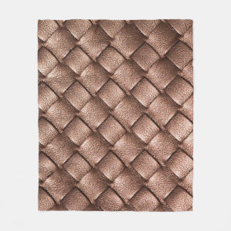 Cobertor De Velo Couro tecido, fundo de cor de bronze.