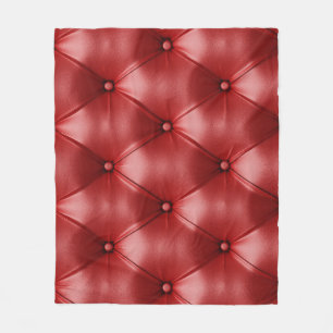 Cobertor De Velo Couro Vermelho: Elegância da Textura Invisível