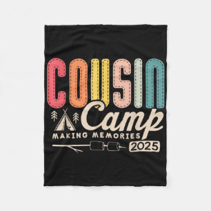 Cobertor De Velo Cousin Camp Crew 2025 Memórias do Fazer Férias Fam