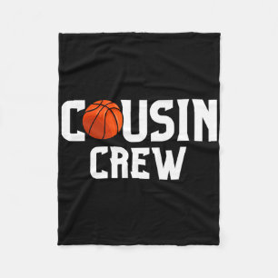 Cobertor De Velo Cousin Crew Bysketbyll Família Esquadrão Divertido