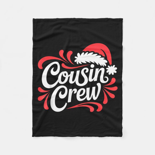Cobertor De Velo Cousin Crew Christmas Xmas Lights Family Matching  (Frente)
