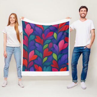 Cobertor De Velo Couverture motif pétales multicolores – Style flor