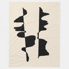 Cobertor De Velo Couverture Polaire Abstrait Dual Face