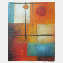 Cobertor De Velo Couverture polaire art abstrait