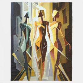 Cobertor De Velo Couverture polaire art abstrait