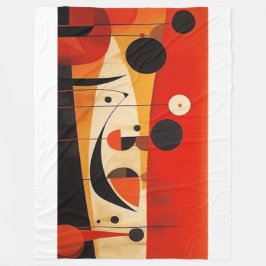 Cobertor De Velo Couverture polaire art abstrait