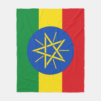 Cobertor De Velo Couverture polaire Ethiopian flag