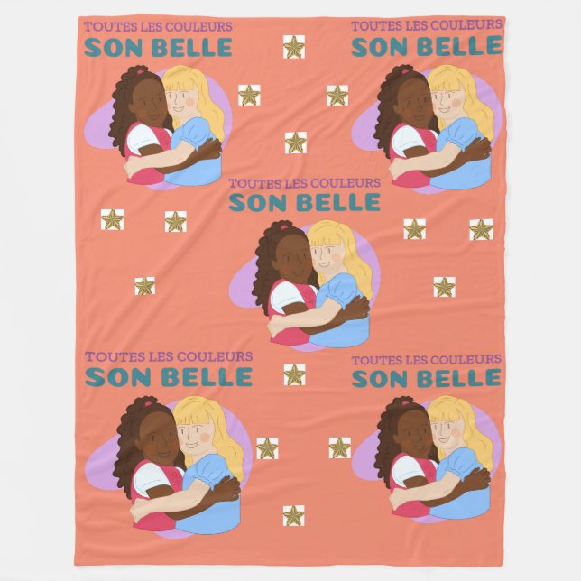 Cobertor De Velo Couverture polaire, Grand format 152 cm x 203 cm (Frente)